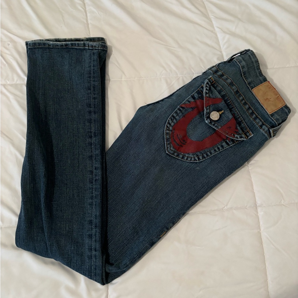 low rise true religion jeans y2k